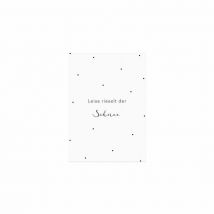 Weihnachtskarte Leise Rieselt der Schnee