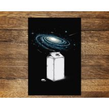 Postkarte Modell: &quot;Milky Galaxy&quot;