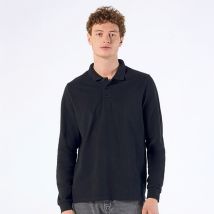 Langarm Poloshirt