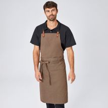 Latzschürze Canvas Leder