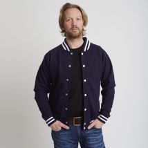 College Jacke mit Streifen