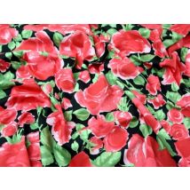 John Kaldor Ohio Woven Stretch Cotton Sateen Fabric Pink Black