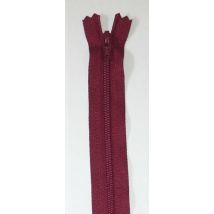 YKK Nylon Closed End Dress Zips Wine