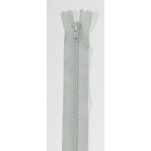 YKK Nylon Closed End Dress Zips Silver Grey