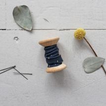 Atelier Brunette Sparkle Piping Midnight Blue