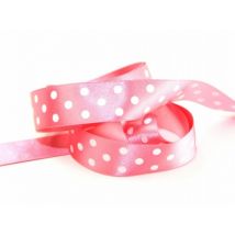 Berisfords Polka Dot Ribbon 52 Hot Pink