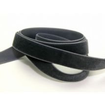 Berisfords Velvet Ribbon Mini Roll 9689 Gris-fonce