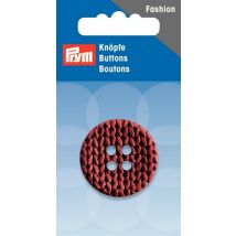 Prym Knitted Texture Buttons Terracotta