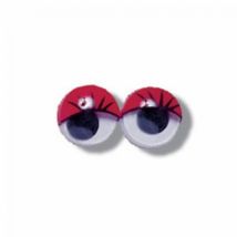 Trimits Stick On Wobbly Toy Eyes Red