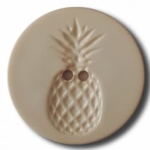 Dill Round Pineapple Buttons Beige