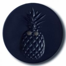 Dill Round Pineapple Buttons Navy Blue
