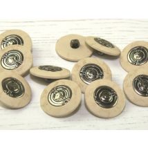 Dill Round Shank Buttons (Value Pack) Cream