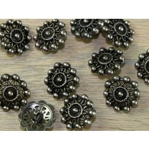 Dill Metal Shank Buttons Silver