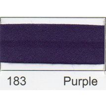 Essential Trimmings Polycotton Bias Binding Tape Purple