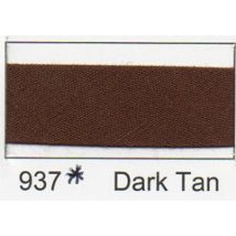 Essential Trimmings Polycotton Bias Binding Tape Dark Tan