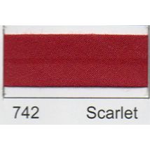 Essential Trimmings Polycotton Bias Binding Tape Scarlet