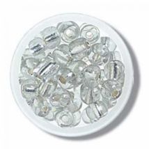 Trimits Glass E Beads (Value Pack of 5) Silver
