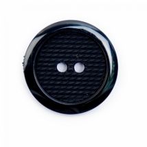 Crendon Round Textured Buttons Black