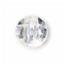 Crendon Plastic Faceted Shank Buttons Clear