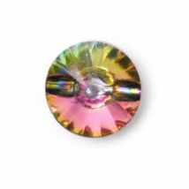 Crendon Faceted Diamante Effect Buttons Clear / Multi
