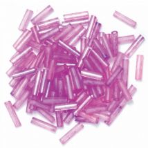 Craft Factory Glass Bugle Beads Lilac