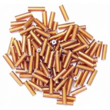 Craft Factory Glass Bugle Beads Bronze