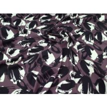 John Kaldor Madrid Crepe Fabric Plum