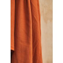 Meet MILK Tencel Lyocell Crispy Crepe Fabric Rust