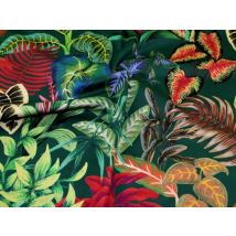 Stof France Cotton Sateen Fabric Green