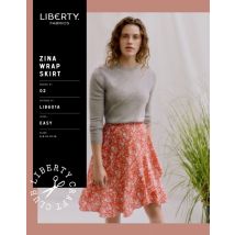 Liberty London Paper Sewing Pattern Zina Wrap Skirt