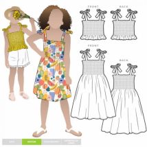 Style Arc Paper Sewing Pattern Kids Pippa Dress & Top