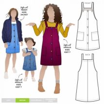 Style Arc Paper Sewing Pattern Kids Zoe Pinafore