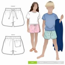 Style Arc Paper Sewing Pattern Kids Bondi Boardie