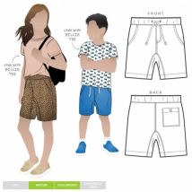 Style Arc Paper Sewing Pattern Kids Oscar Shorts