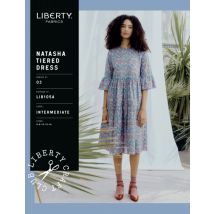 Liberty London Paper Sewing Pattern Natasha Tiered Dress