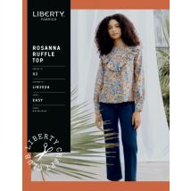 Liberty London Paper Sewing Pattern Rosanna Ruffle Top