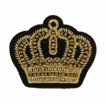Stephanoise Crown Iron On Patch Motif