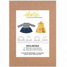 Ikatee Paper Sewing Pattern Baby Helsinki Dress