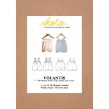 Ikatee Paper Sewing Pattern Baby Volantis Romper