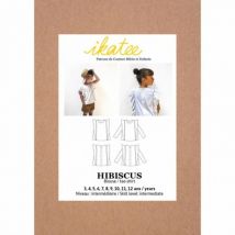 Ikatee Paper Sewing Pattern Kids Hibiscus Blouse