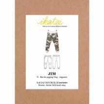 Ikatee Paper Sewing Pattern Kids Jim Jogpants