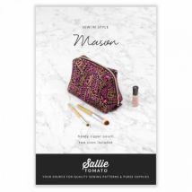 Sallie Tomato Paper Sewing Pattern Mason Pouch