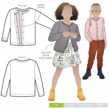 Style Arc Paper Sewing Pattern Kids Saskia Knit Cardi