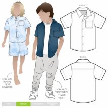 Style Arc Paper Sewing Pattern Kids Rhys Overshirt