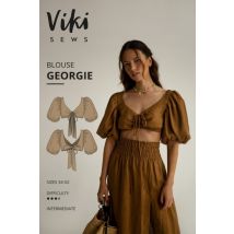 Vikisews Paper Sewing Pattern Georgie Blouse