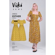 Vikisews Paper Sewing Pattern Esther Dress