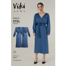 Vikisews Paper Sewing Pattern Etel Dress