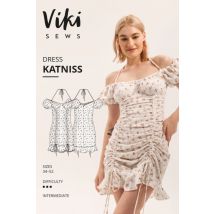 Vikisews Paper Sewing Pattern Katniss Dress