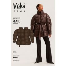 Vikisews Paper Sewing Pattern Gail Puffer Jacket