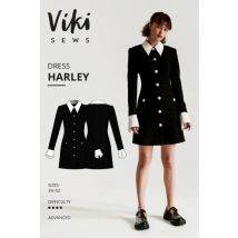 Vikisews Paper Sewing Pattern Harley Dress